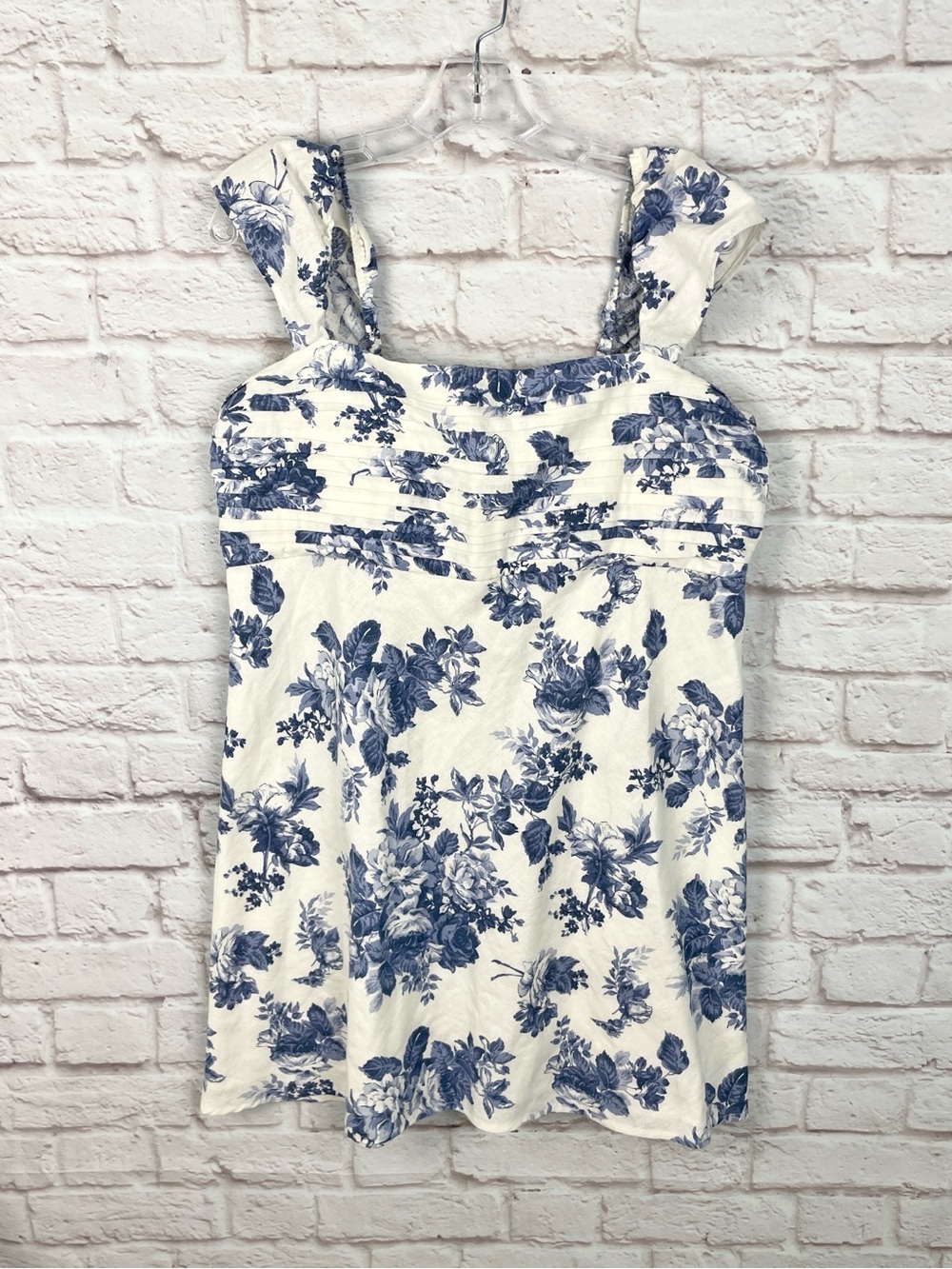 Abercrombie Fitch Emerson Blue Floral Mini Dress Size XL